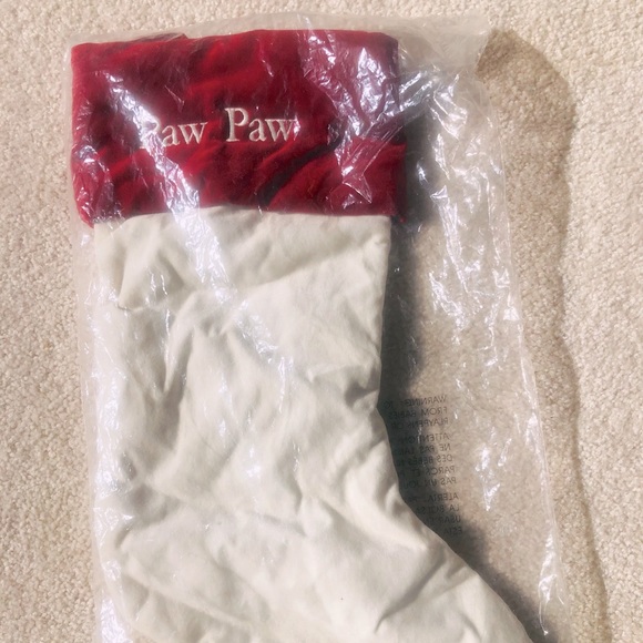 Pottery Barn Embroidered Christmas Stocking - Picture 1 of 4